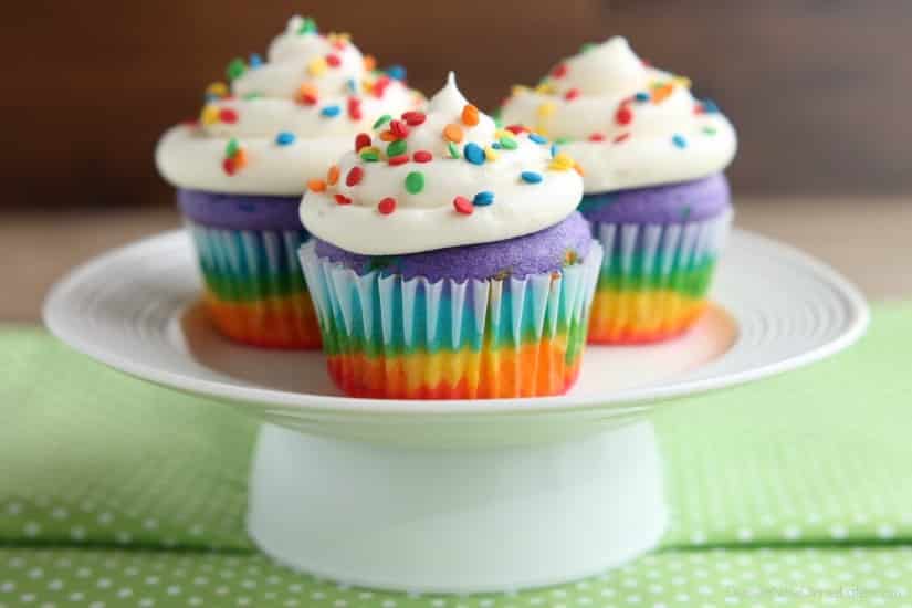 Réduit Licornes et d'arcs en ciel bleu Cupcake étuis x60 Baking Cups Muffin Gâteau 