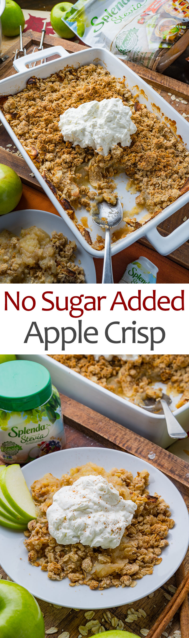 Crumble aux pommes sans sucre ajouté