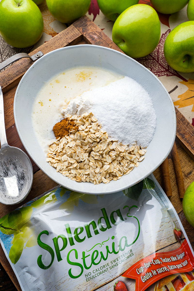 Crumble aux pommes sans sucre ajouté