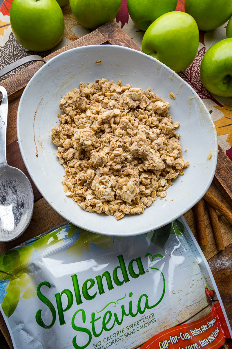 Crumble aux pommes sans sucre ajouté