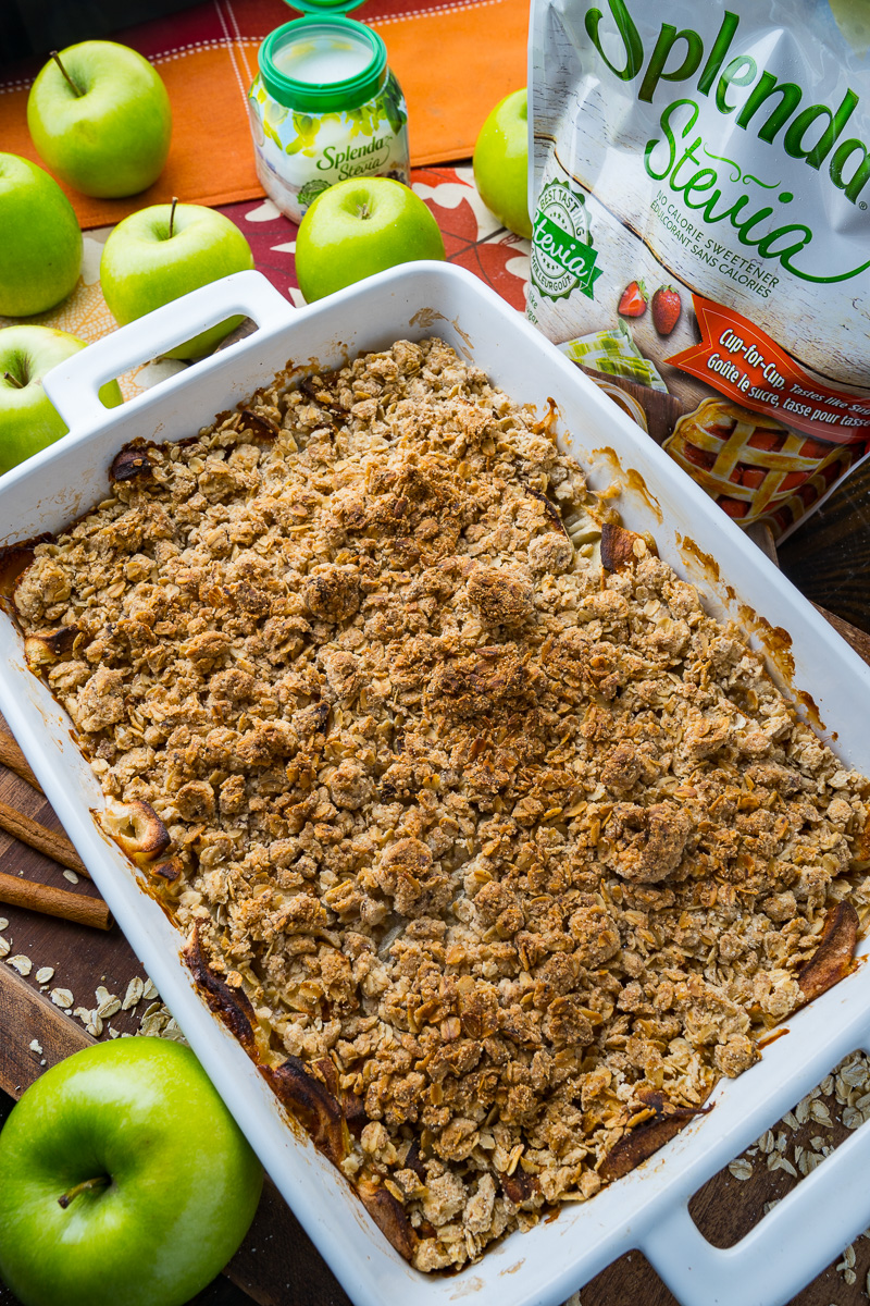 Crumble aux pommes sans sucre ajouté