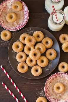Mini Donuts de azúcar y canela al horno | Cocina con clase