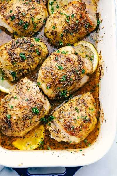 Superficial Crudo Conciliar 🥇 ▷ ¡La mejor receta de muslos de pollo al horno con ...