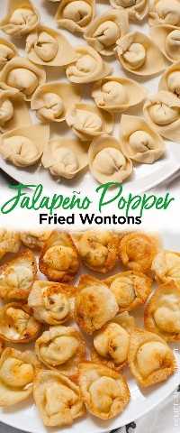 Jalapeño Popper Fried Wontons