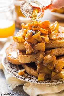 ¡Esta tostada francesa de pastel de manzana es la mejor manera de marcar el comienzo del otoño! El | Desayuno de otoño | Receta de manzana | Mejor tostada francesa | Tostada Francesa de Manzana