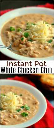 Instant Pot White Chicken Chili | Recetas Latinas!