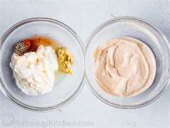 Collage cómo hacer aderezo cremoso de mayonesa Dijon 