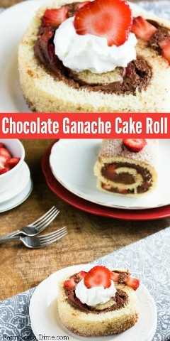 La receta de Chocolate Ganache Cake Roll se ve tan bonita y sabe increíble. ¡Todos quedarán tan impresionados cuando hagas esto, pero es tan fácil de hacer!
