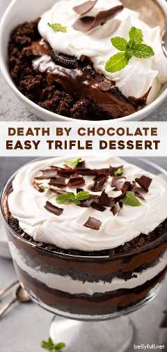 pin largo para Death By Chocolate Trifle