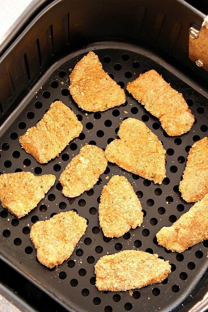 receta de nuggets de pollo air fryer 3 Receta de nuggets de pollo Air Fryer