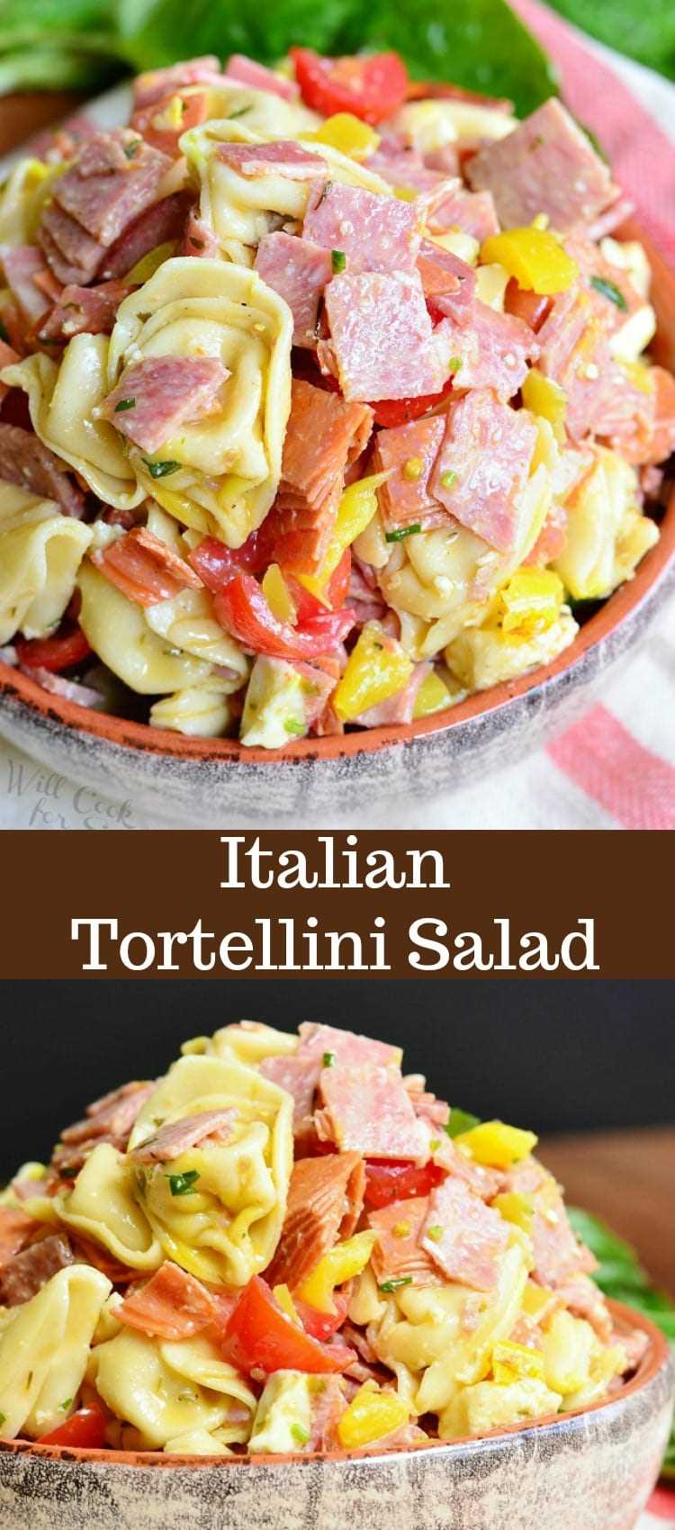 Receta de ensalada italiana de tortellini