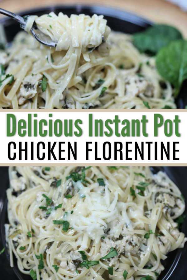 Instant Pot Chicken Florentine Recipe es una gran idea para la cena con queso, espinacas y pollo tierno. Todo se combina para la mejor comida reconfortante. 