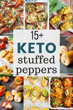 ¡Estas recetas fáciles de pimientos rellenos bajos en carbohidratos están llenas de sabor y son perfectas para mantenerse en línea con su dieta ceto o paleo! #keto