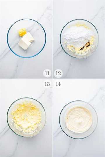 Pastel de crema italiana receta pasos collage 4