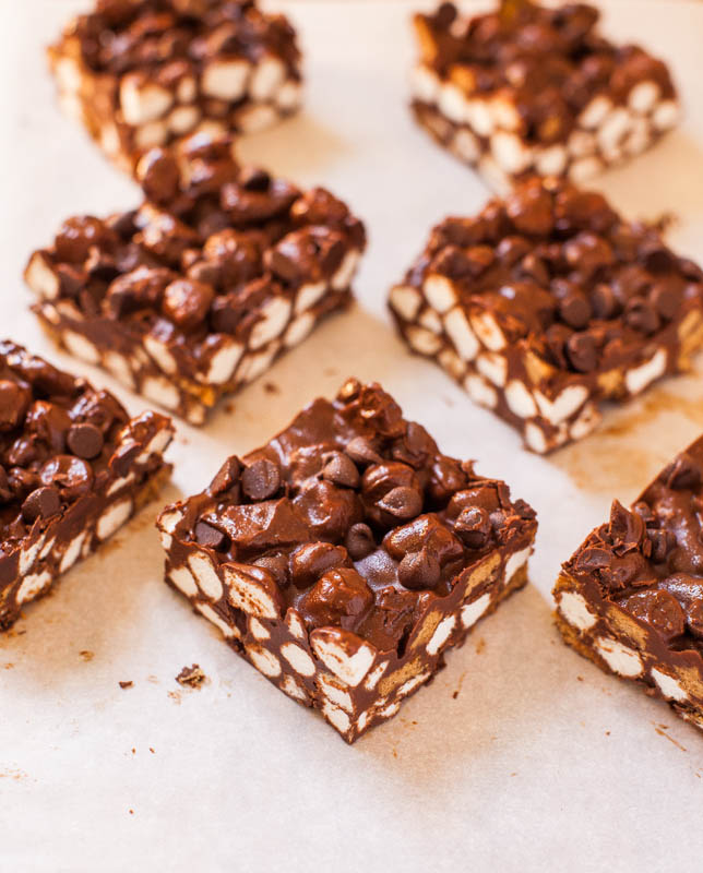 Biscoff Marshmallow Chocolate Bars from
