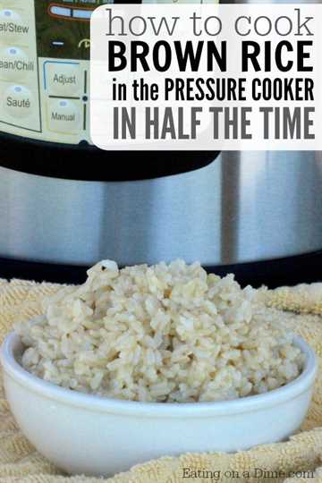 ¿Buscas recetas instantáneas de marihuana? Prueba esta receta de olla a presión de arroz integral. ¡El arroz integral de olla a presión está listo en la mitad del tiempo de la cocina tradicional!