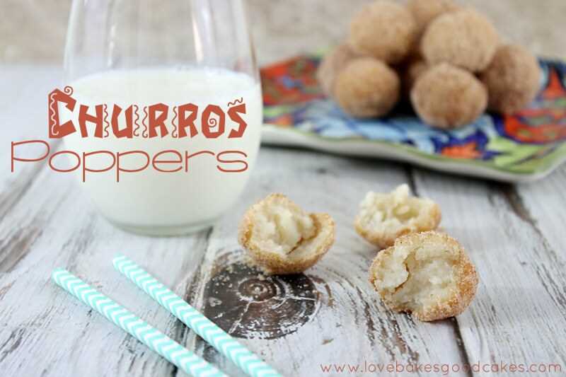 Churros Poppers: ¡una idea fácil de postre o merienda llena de canela y azúcar! #churros #Mexican #easy #snack #dessert