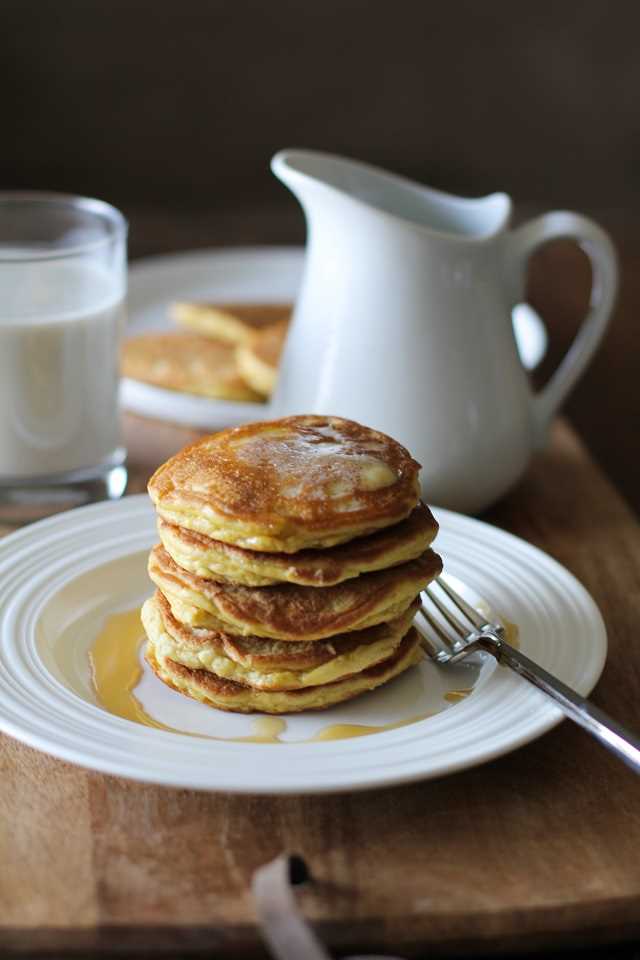 Basic Fluffy Coconut Flour Pancakes - gluten free, grain free, dairy free, and paleo