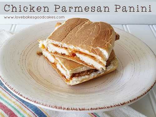 Chicken Parmesan Panini