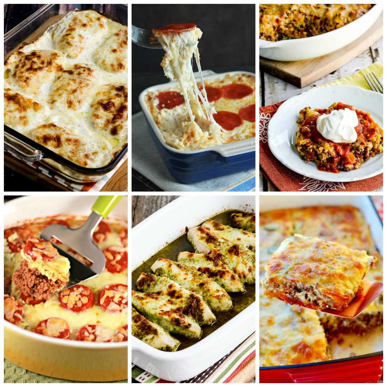 Amazing Low-Carb and Keto Dinners Your Family Will Eat! collage photo