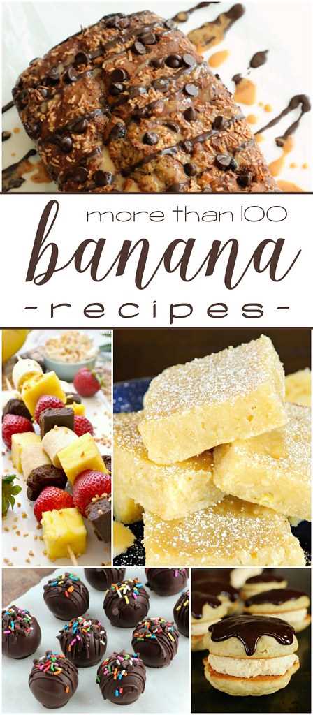 ¡Más de 100 recetas de plátano!