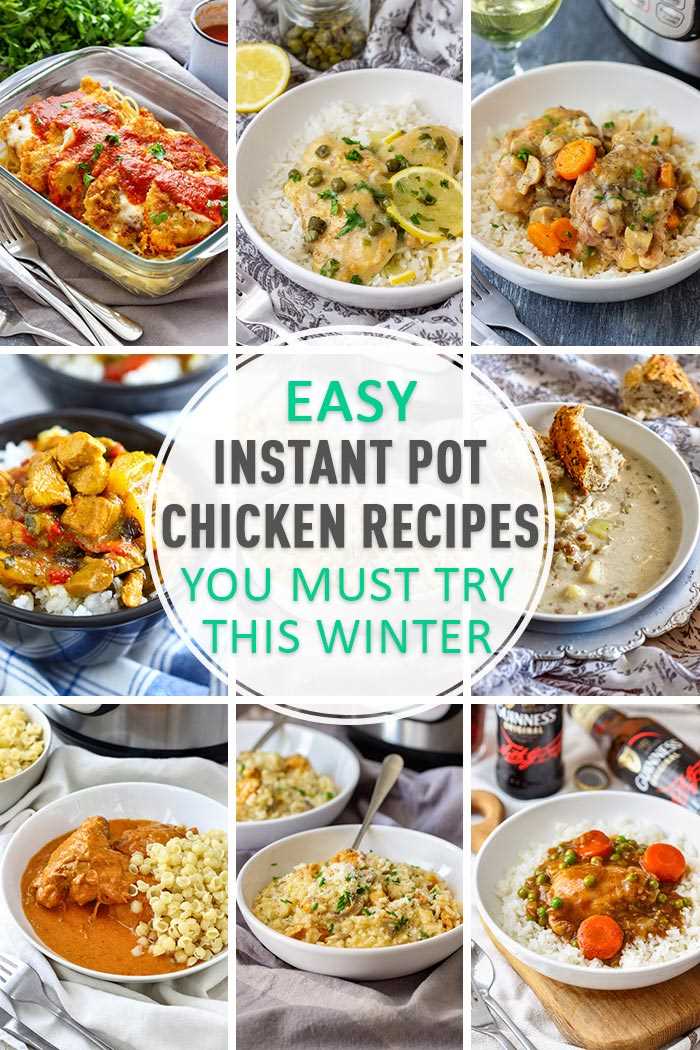 Best Instant Pot Pressure Cooker Chicken Recipes
