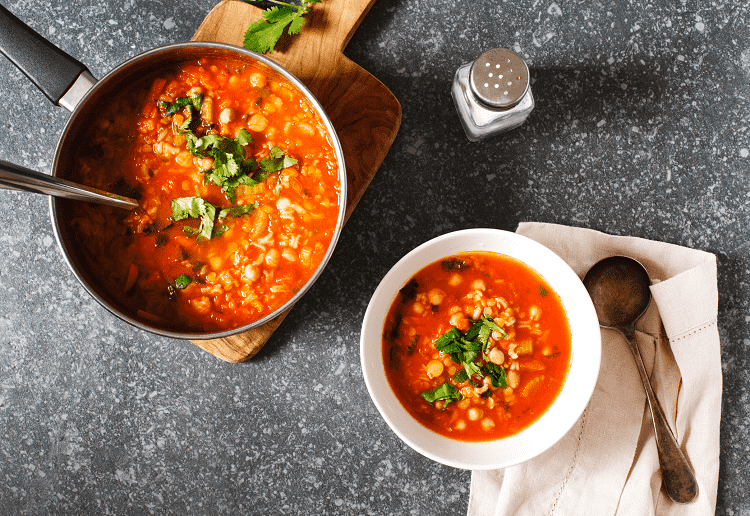 Chickepea Soup Motivation Recipe
