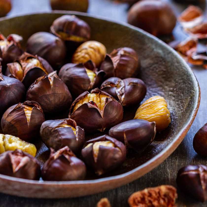 Roasted chestnuts pin