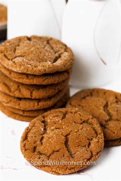 stack of Molasses Cookies