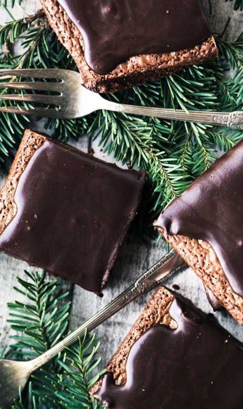 Bittersweet Gingerbread Brownies adds a much needed dose of chocolate to the holiday festivities! ~ theviewfromgreatisland.com