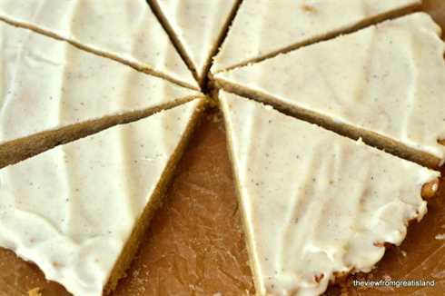 Gingerbread Shortbread Sliced