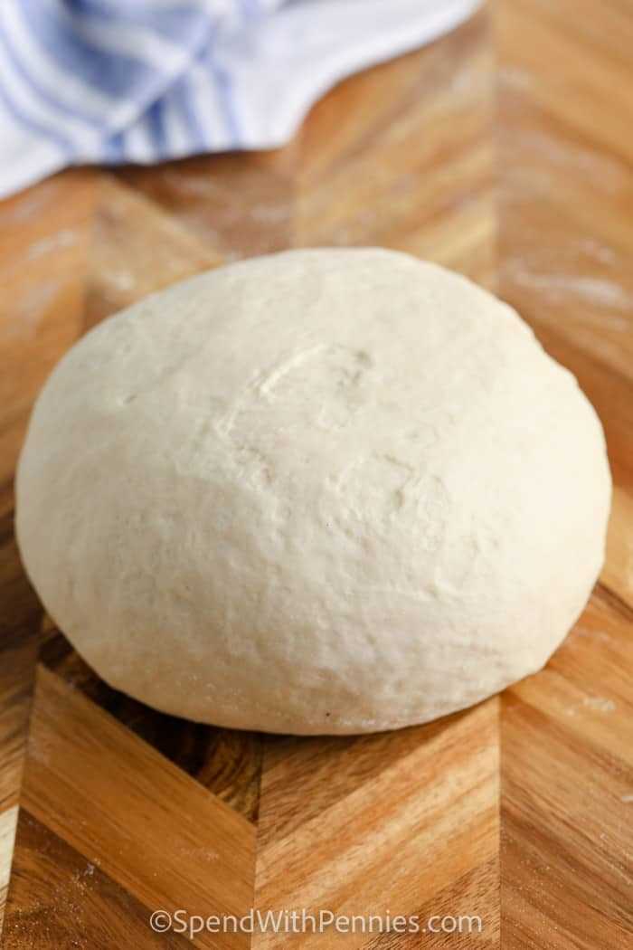 a ball of pizza dough