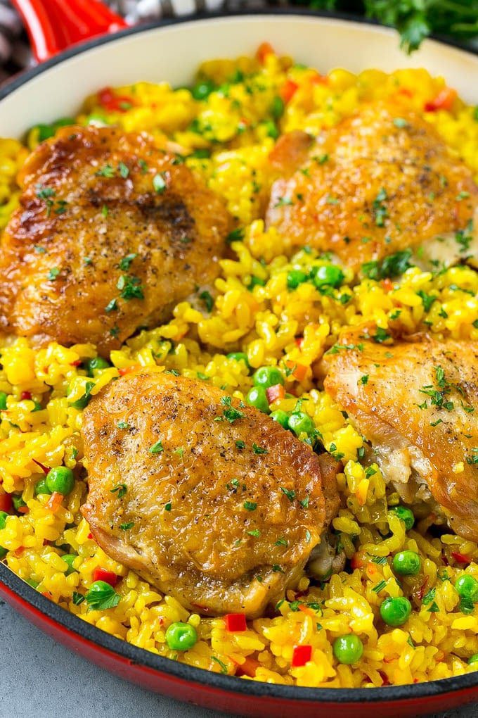 Reis mit Hühnchen – Rezepte vorbereiten
