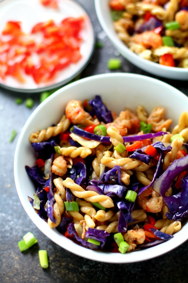This Lo Mein recipe makes a quick and easy meal or filling side dish! A take-out favorite, this quick lo mein pasta recipe is even better at home!