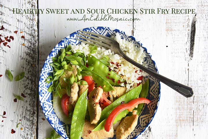 Healthy Sweet and Sour Chicken Stir Fry Recipe with Description