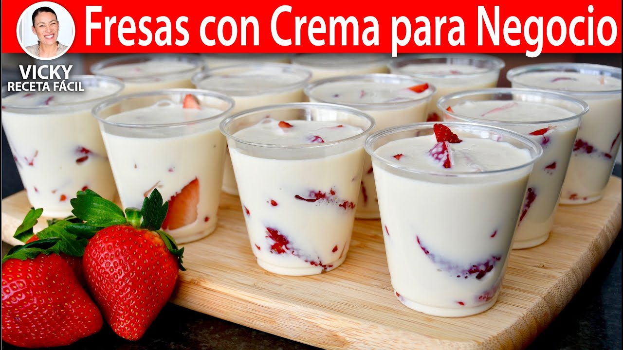 Receta para fresas con crema: 5 sabores irresistibles en 2025